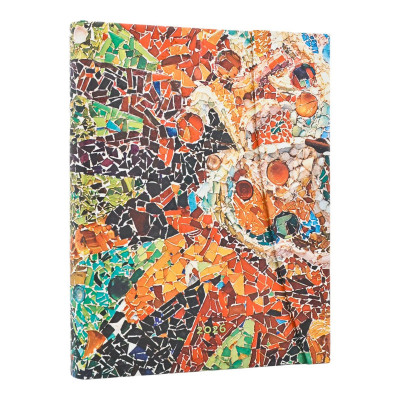 Agenda PAPERBLANKS Les Mosaïques de Gaudi - Ultra - 230x180mm - 1 jour par page