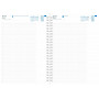 Agenda QUOVADIS Day 2 Day Respire - 1 jour par page Spirale - A4 21x29,7cm - BLEU