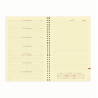 Recharge agenda QUOVADIS Note 24® S 16x24 cm - 1 semaine sur 1 page + NOTES - spirale