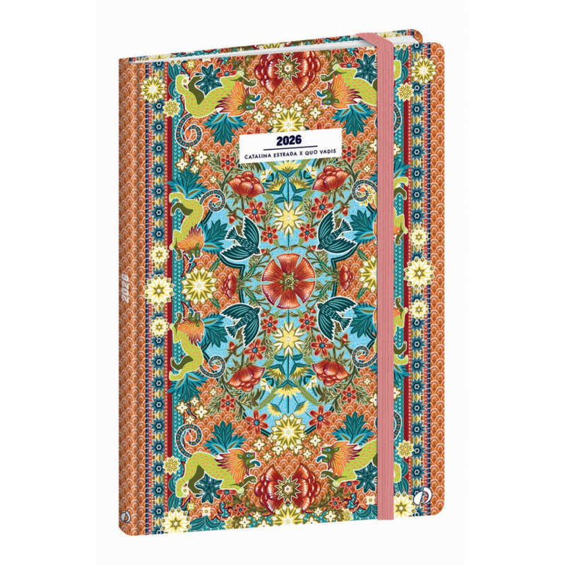 Agenda à élastique Catalina Estrada Italnote B - 1 Semaine Sur 2 Pages 8 8 X 17 Cm Multi Quo Vadis 405148529
