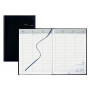 Agenda semainier BREPOLS Oméga 030 - 21 x 29 cm rendez vous au 1/4 d'heure - 1 semaine sur 2 pages