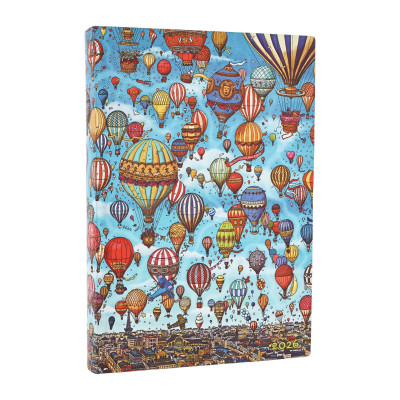 Agenda PAPERBLANKS (Flexis) Pierre, le Détective des Labyrinthes - Midi - 175x125mm - 1 jour par page
