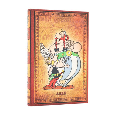 Agenda PAPERBLANKS Les Aventures d’Astérix - Mini - 140x95mm - 1 semaine sur 2 pages Horizontal