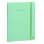 Agenda QUOVADIS PLAN NOTE 15x21cm - Pastel Vert clair - 1 semaine sur 1 page Horizontal