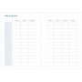 Agenda QUOVADIS PLAN NOTE 15x21cm - Pastel Vert clair - 1 semaine sur 1 page Horizontal