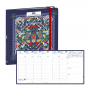 Agenda QUOVADIS EXECUTIF 16x16cm Catalina Estrada Toucan - 1 semaine sur 2 pages Vertical