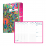 Agenda QUOVADIS Affaires 10x15cm Catalina Estrada - 1 semaine sur 2 pages Vertical - Paon
