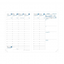 Agenda QUOVADIS Affaires 10x15cm Catalina Estrada - 1 semaine sur 2 pages Vertical - Physalis