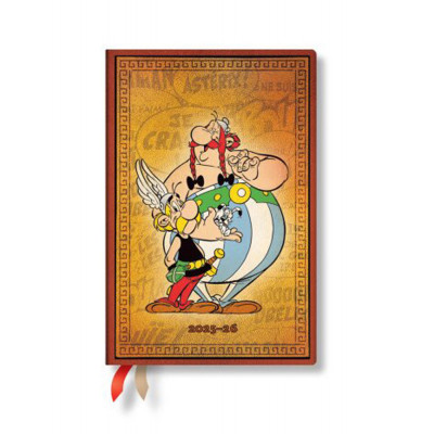 Agenda PAPERBLANKS Les Aventures d’Astérix - Mini - 140x95mm - 1 semaine sur 2 pages Horizontal