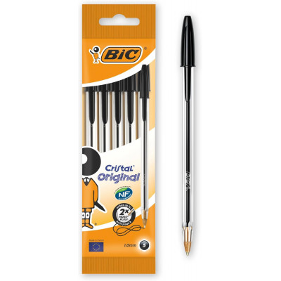 BIC Cristal Soft Noir : douceur & précision pour vos écrits
