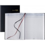 Agenda BREPOLS Bremax 2 - 1 jour sur 2 pages - 21x29cm - NOIR