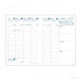 DESTOCKAGE - 003014Q-RECHARGE POUR AGENDA DE POCHE QUOVADIS RANDONNEE 9X12,5CM - 1