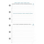 DESTOCKAGE - Recharge agenda EXACOMPTA Exatime 14 - 8x12cm - 2 jours par page