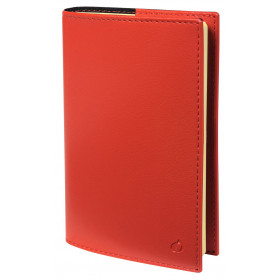 Agenda QUOVADIS Note 15S 10x15cm Soho - 1 semaine sur 1 page Horizontal+NOTE - Rouge Dali