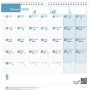 Calendrier QUOVADIS FAMILY PLANNER Mensuel - 30x30cm