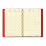 DESTOCKAGE - 521001Q-AGENDA QUOVADIS PLANNING 16 S À SPIRALE - IMPALA NOIR  - 9X16
