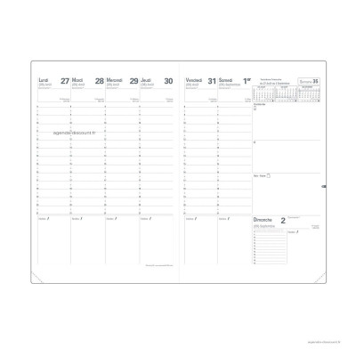 DESTOCKAGE - 282004Q-RECHARGE POUR AGENDA QUOVADIS PLANNING SD FORMAT 18X24CM