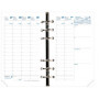 Recharge QUOVADIS Timer 17 Planing 10x17 cm - 1 semaine sur 2 pages - VERTICAL
