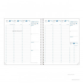 DESTOCKAGE - Recharge pour agenda QUOVADIS EUREQUART format 24x30cm