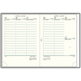 Recharge MIGNON A22 - 218x149mm  - 1 semaine sur 2 pages vertical + répertoire