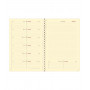 DESTOCKAGE - Recharge agenda QUOVADIS NOTE 15 S à spirale 10x15cm - 1 semaine sur 1 page + NOTES