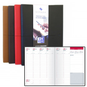 DESTOCKAGE - 100901877-AGENDA OXFORD VOYAGE 21X27 128P 1 SEMAINE/2PAGES 2026 A