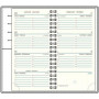 DESTOCKAGE - 16320M-RECHARGE MIGNON AS16 - 154X78MM  - 1 SEMAINE SUR 2 PAGES HORIZ