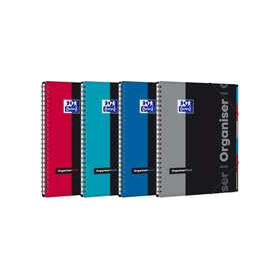Cahier-Trieur spirale ORGANISERBOOK OXFORD pour étudiants 160pages - carreaux 5x5mm - 245x310mm