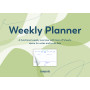 Calendrier BREPOLS Weekly Planner - 30x21 cm - 1 semaine par page