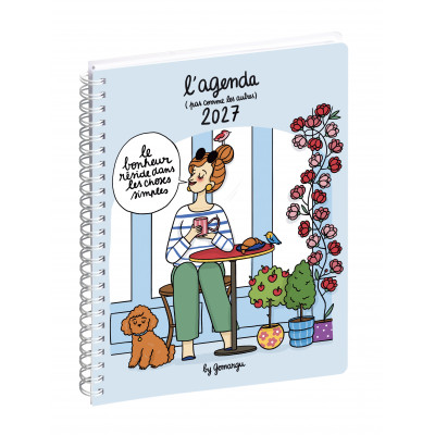 Agenda EXACOMPTA Semainier de bureau Gomargu 15x21 Le bonheur