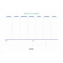 Calendrier BREPOLS Weekly Planner - 30x21 cm - 1 semaine par page