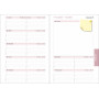 Agenda EXACOMPTA Semainier de bureau SAS Lady 15x20 à spirale Nubia Bleu