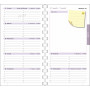 Agenda EXACOMPTA Semainier de poche SAS Lady 9x16 à spirale Color Design Fleurs