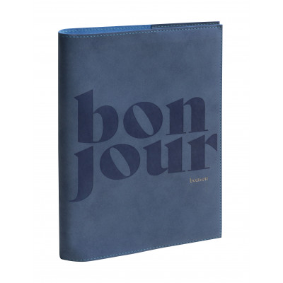 Agenda EXACOMPTA Semainier de bureau SAS Lady 15x20 à spirale Nubia Bleu
