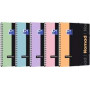 NOMADBOOK OXFORD PASTEL ETUDIANT INTEGRALE 4 TROUS 240x310 160P OPTIK P. Q5/5+TAG POLYPRO ASSORTI