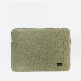 SLEEVE BOMBATA TEDDY VERT PALE 13''