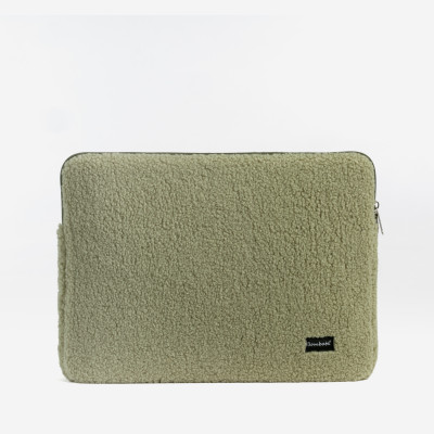 SLEEVE BOMBATA TEDDY VERT PALE 13''