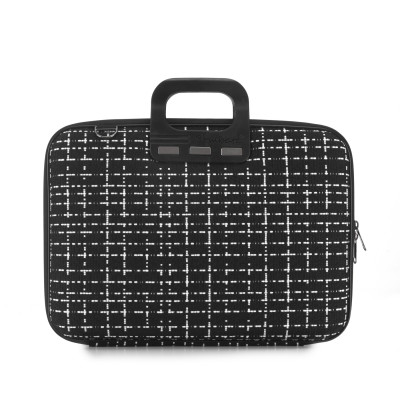 MALLETTE BOMBATA TWEED 15'' NOIR