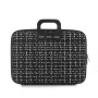 MALLETTE BOMBATA TWEED 15'' NOIR