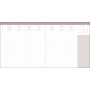 Agenda QUOVADIS Executif 16 x 16 cm - 1 semaine sur 2 pages  couverture COLORIS ALEATOIRES