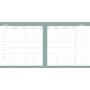Agenda QUOVADIS Executif 16 x 16 cm - 1 semaine sur 2 pages  couverture COLORIS ALEATOIRES