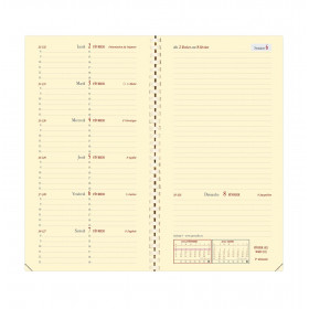 653038Q-Agenda QUOVADIS Italsept S 8,8x17cm Soho - 1 semaine sur 1 pa