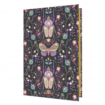 Agenda OBERTHUR A5 Semainier venezia PAPILLONS 13 mois 15x21 cm