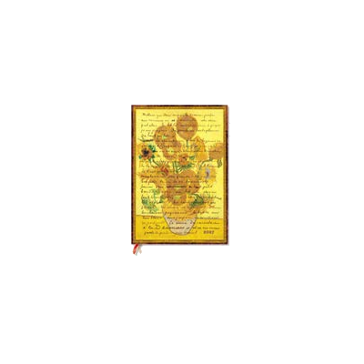 Agenda PAPERBLANKS Van Gogh, Tournesols - Grand - 205 × 300 - 1 semaine sur 2 pages Vertical