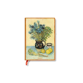 Agenda PAPERBLANKS Nature Morte de Van Gogh - Midi - 125 × 180 - 1 semaine sur 2 pages Horizontal