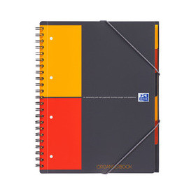 Cahier-Trieur spirale ORGANISERBOOK OXFORD International 160pages - ligné - 245x310mm