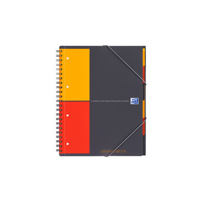 Cahier-Trieur spirale ORGANISERBOOK OXFORD International 160pages - ligné - 245x310mm