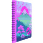 Agenda OBERTHUR TOKYO Semainier à spirale motif MONTAGNE  16x16 cm