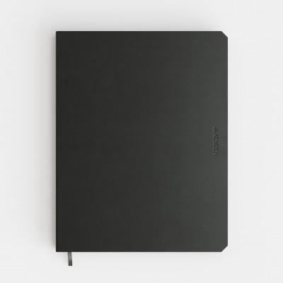 Carnet de notes Ligné Kempen BREPOLS Ashblack - 17x22 cm