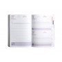 Agenda EXACOMPTA Journalier Forum Color Pembe Funny Day Bleu 12x17cm